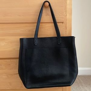 Madewell Black Medium Transport Tote Bag (Old Version)